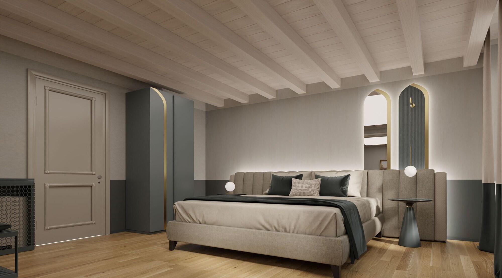 Hotel Relais Balcone di Giulietta Verona Esterno foto 3D rendering of a bedroom