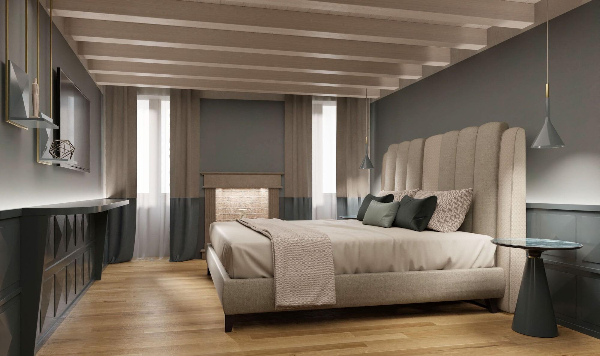 Hotel Relais Balcone di Giulietta Verona Esterno foto 3D rendering of a bedroom