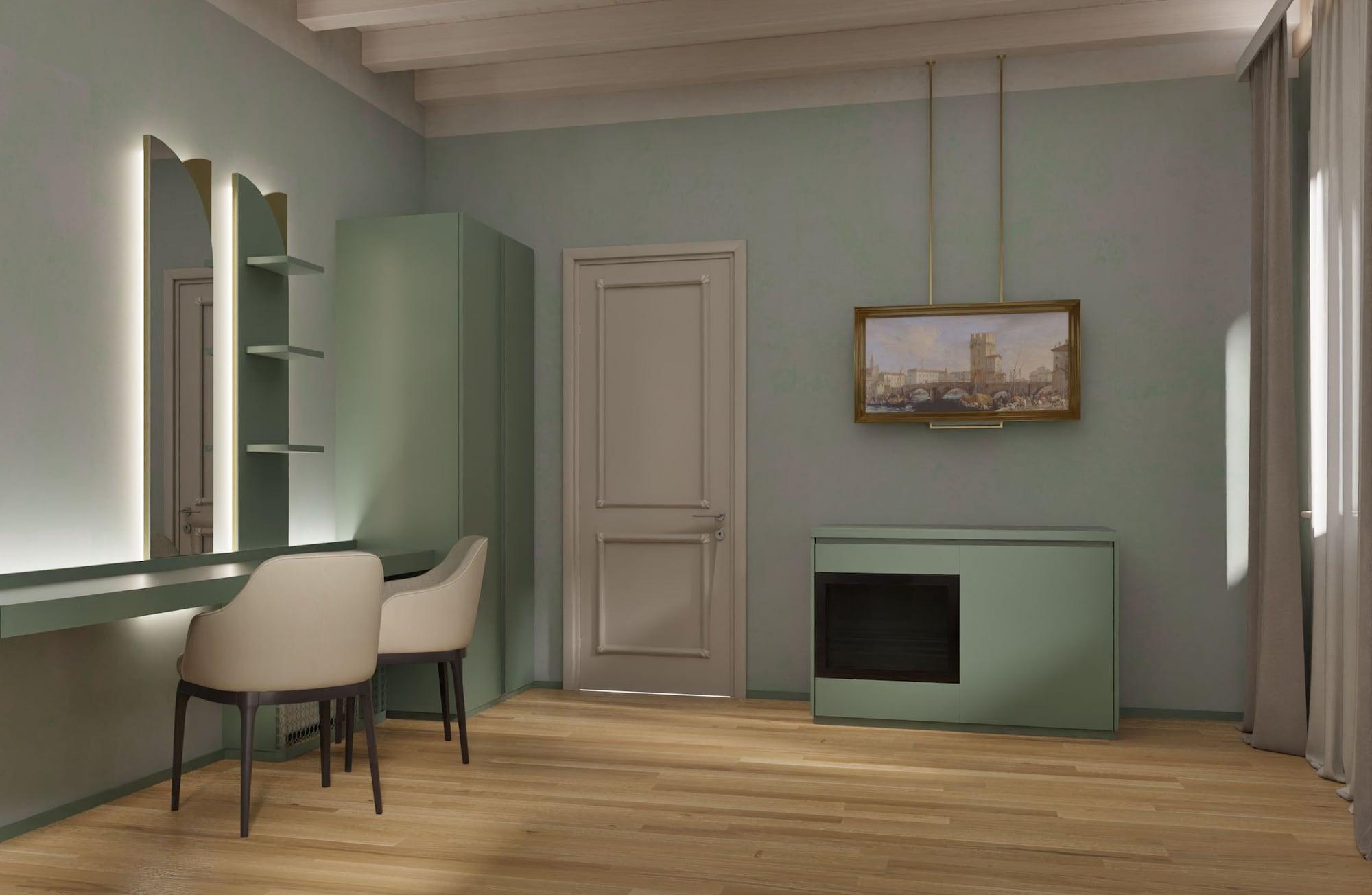 Hotel Relais Balcone di Giulietta Verona Esterno foto 3D rendering of a room