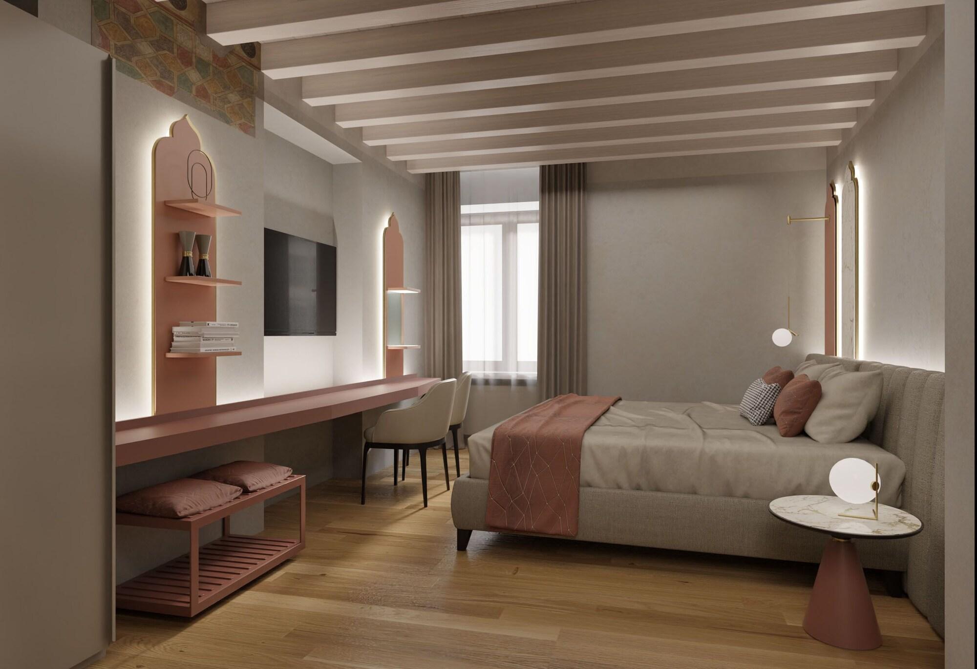 Hotel Relais Balcone di Giulietta Verona Esterno foto 3D rendering of a bedroom