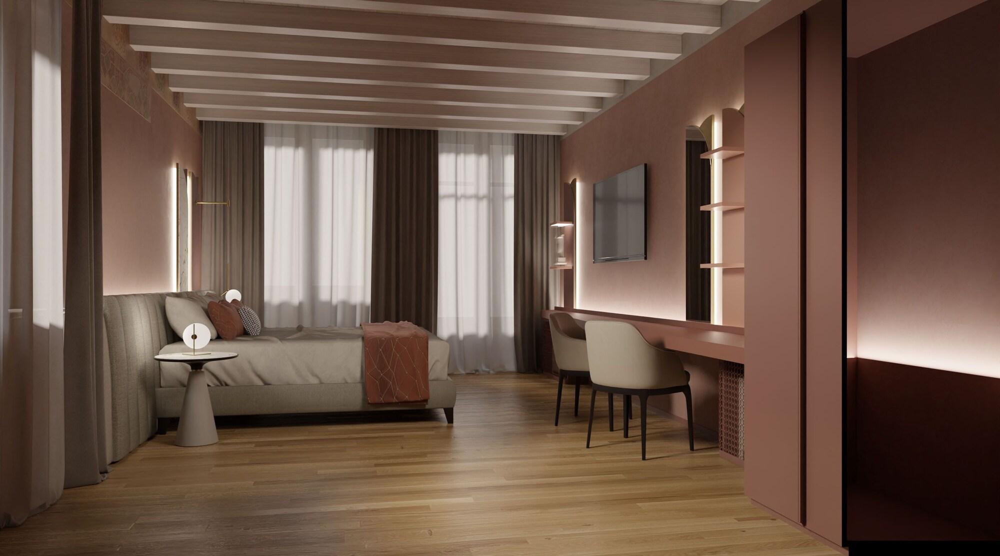 Hotel Relais Balcone di Giulietta Verona Esterno foto 3D rendering of a hotel room