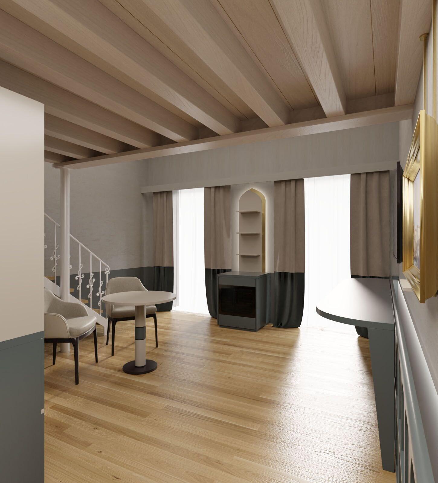Hotel Relais Balcone di Giulietta Verona Esterno foto 3D interior rendering